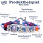Preview: Bolders- Design by You - Handgetakeltes Armband zum Selbstgestalten