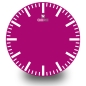 Preview: Clock Face Big `Station Pink`