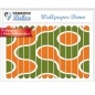 Preview: Wallpaper Labyrinth Green-Orange