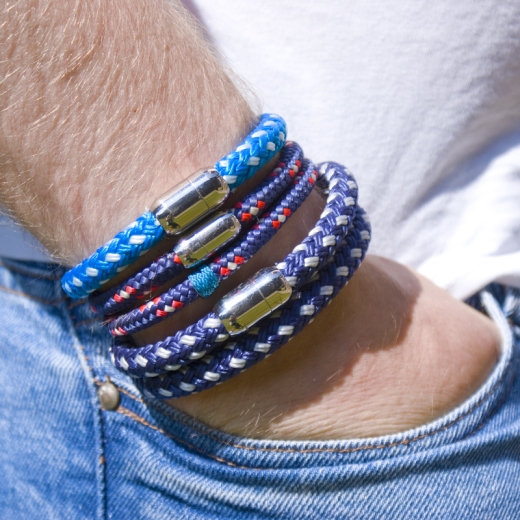 Anjuna - Design by You - Handgetakeltes Armband zum Selbstgestalten