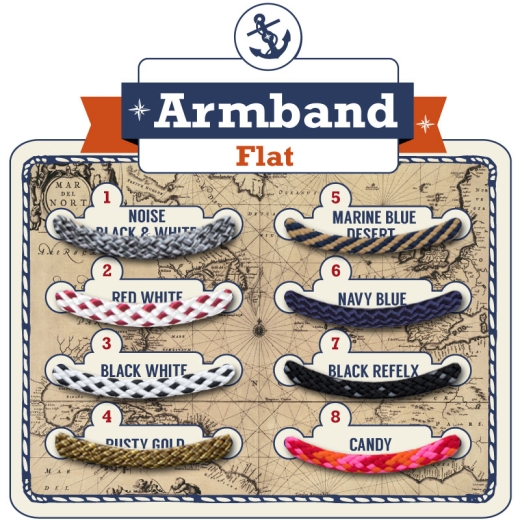 Armand Med - Design by You - Handgetakeltes Armband zum Selbstgestalten