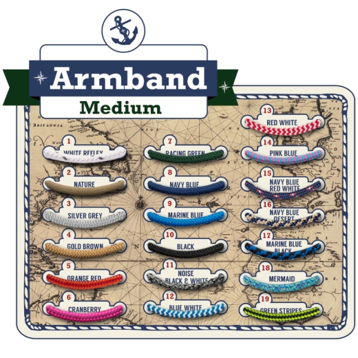 Armand Med - Design by You - Handgetakeltes Armband zum Selbstgestalten