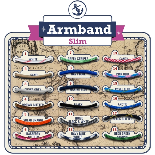 Armand Slim - Design by You - Handgetakeltes Armband zum Selbstgestalten