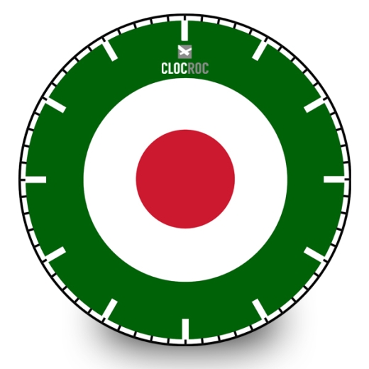 Clock Face `RAF-Blue`  big for Clocroc Aviation Big & Submarine Big